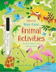 Usborne Wipe- Clean Animal Activities