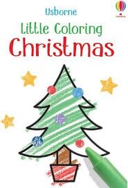 Usborne Little Coloring Christmas