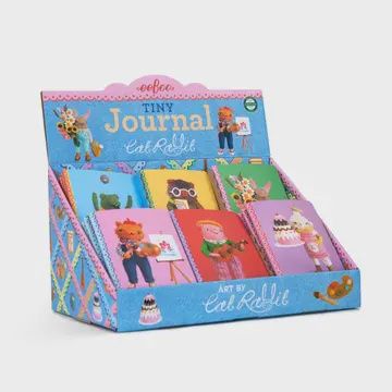 Cat Rabbit Tiny Journal Assortment