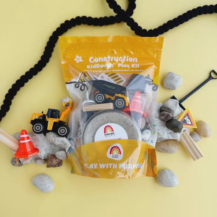 Construction (Cookies &amp; Cream) Kiddough Play Kit