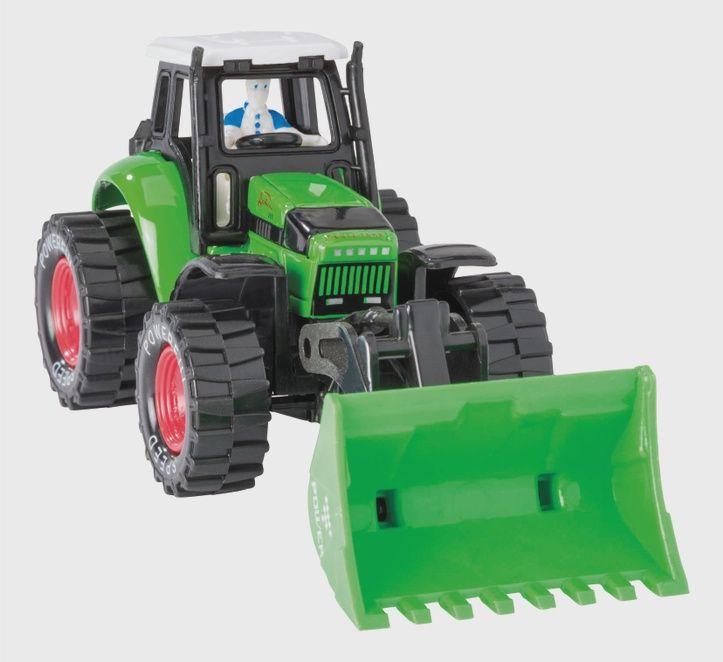 Scoop Tractor-Toy Tractor, Farm Toys, Die Cast