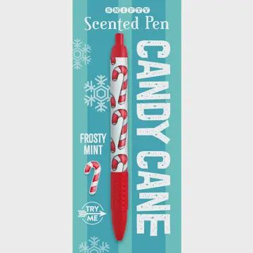 Candy Cane Holiday Scented Pen