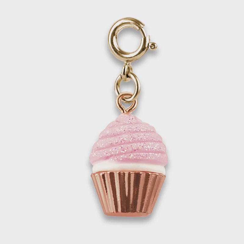 Gold Cupcake Charm