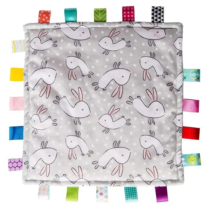 Taggies Original Blanket, 12 X 12&quot;, Comfy Bunnies