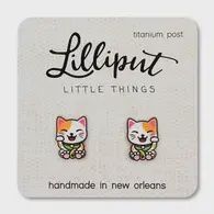 Lucky Cat Earrings