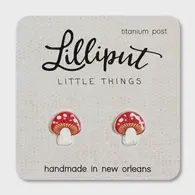 Mushroom Earrings