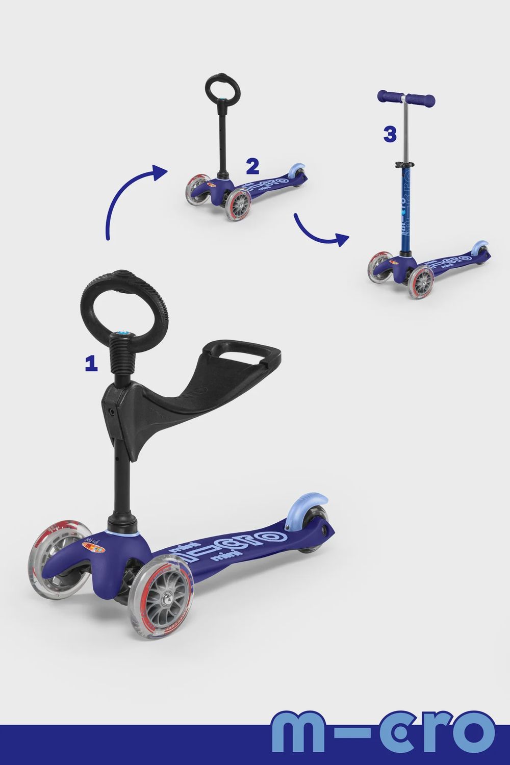 Micro Mini 3in1 Scooter - Blue