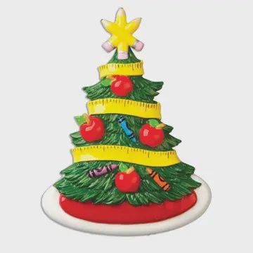 Teacher Tree Personalized Ornament