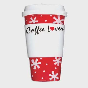Coffee Lover Cup Personalized Ornament