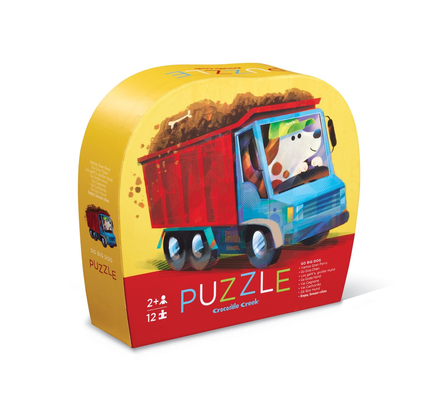12-pc Shaped box Puzzle/Go Big Dog