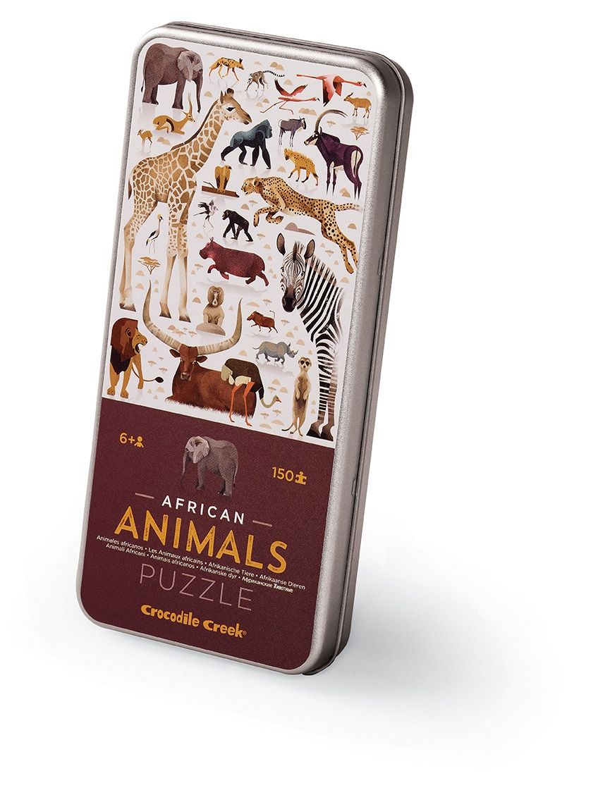 Tin Puzzle/African Animals