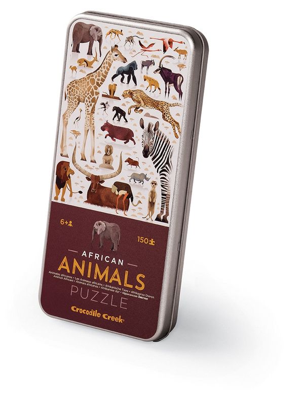 Tin Puzzle/African Animals
