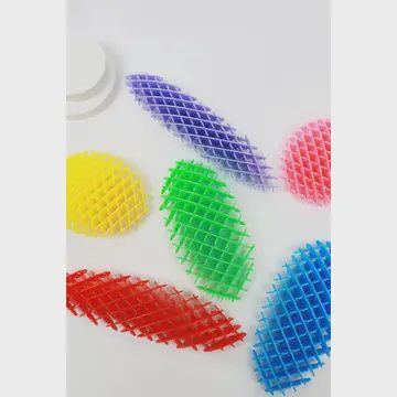 3D Elastic Mesh Worm Shaped Fidget Toy MIX COLOR