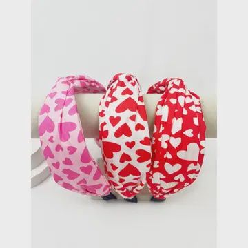 Heart Fabric Sweet Heart Headband MIX COLOR
