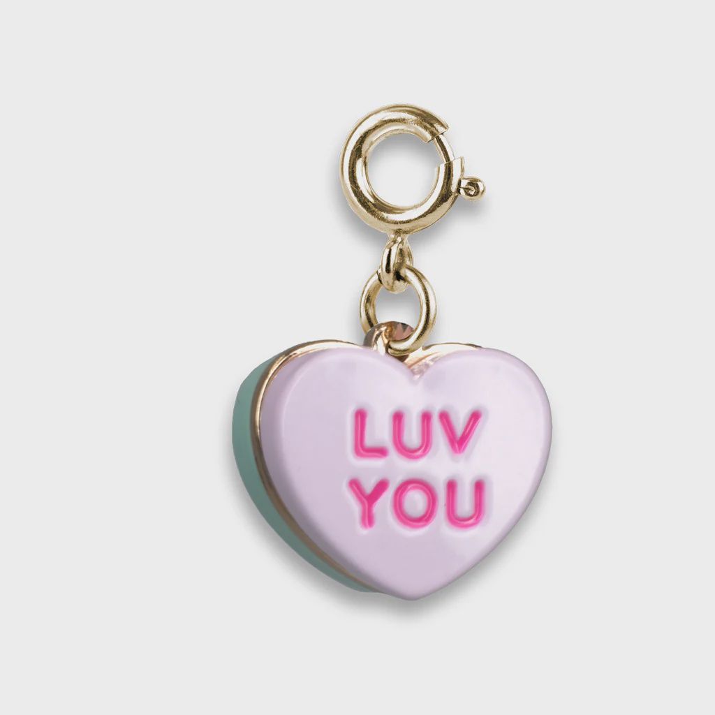 Luv You Gold Candy Heart