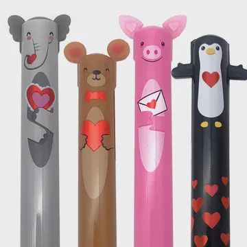 Twice As Nice Valentine 2 Color Click Pen