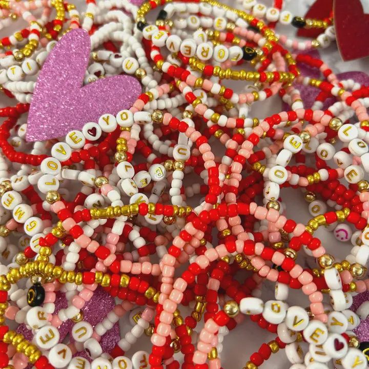 Valetine&#39;s Mix Stretchy Bracelets (1)