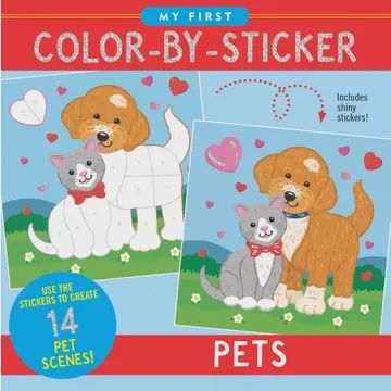 My First Color-By-Sticker Book - Pets