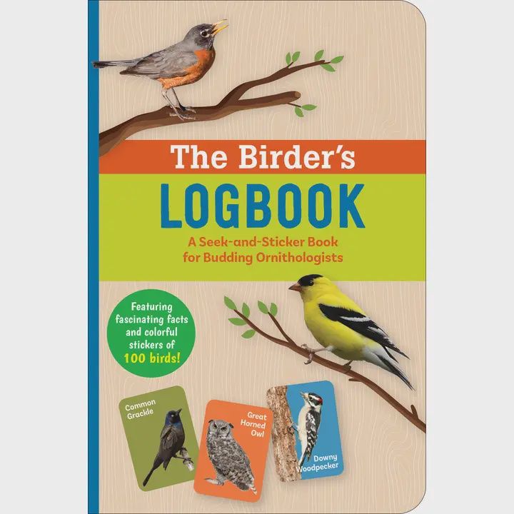 Birder&#39;s Logbook: A Sticker Book For Budding Ornithologists