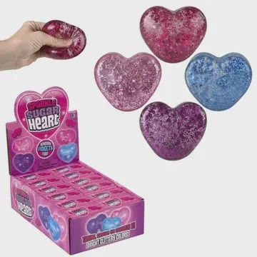 Valentine Heart Squeeze Fidget Kids Toys- Assorted