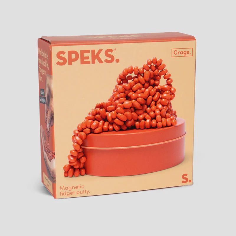 Speks. Crags. Orange Tine, Orange Magnets