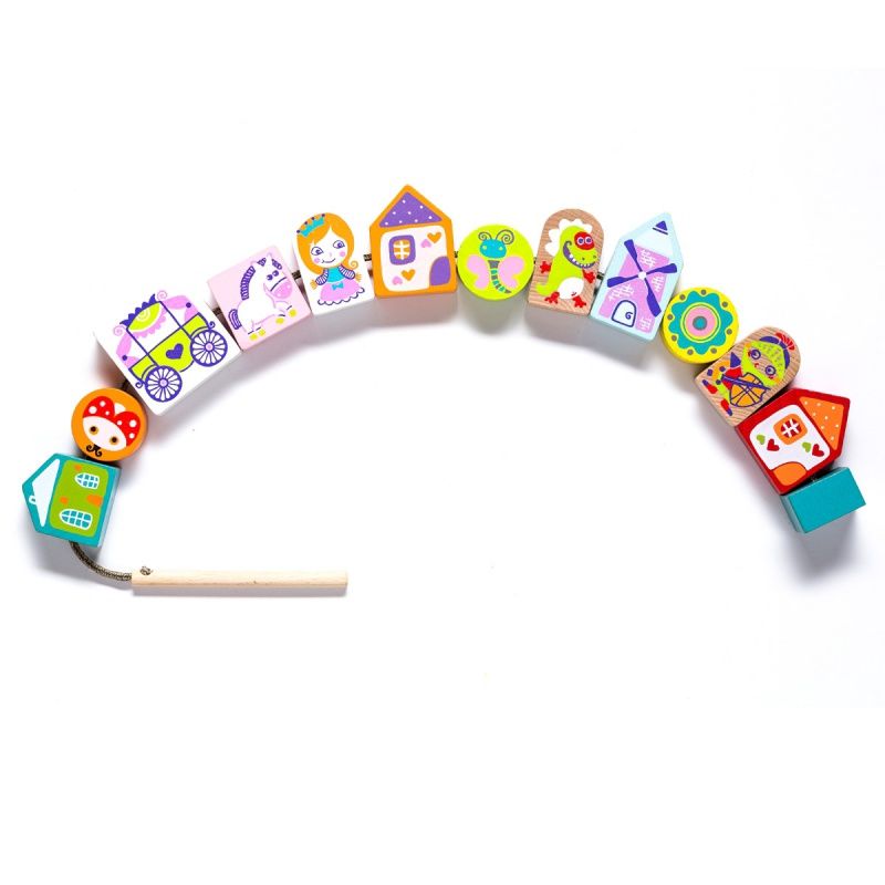 Cubika Wooden lacing toy &quot;Fairytale&quot;