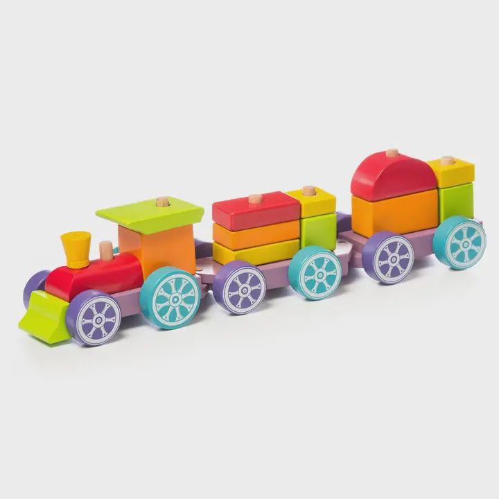Cubika Wooden Rainbow Express Train