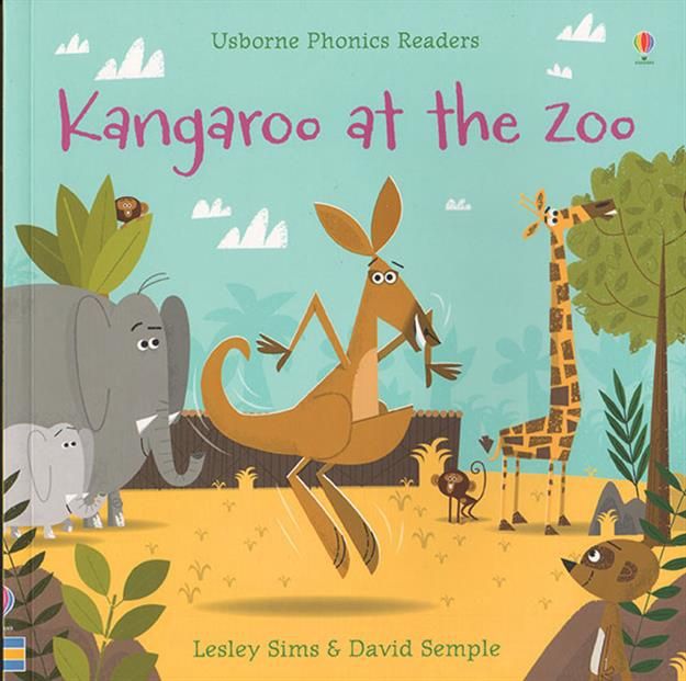Usborne Phonics Readers- Kangaroo at the Zoo- mini