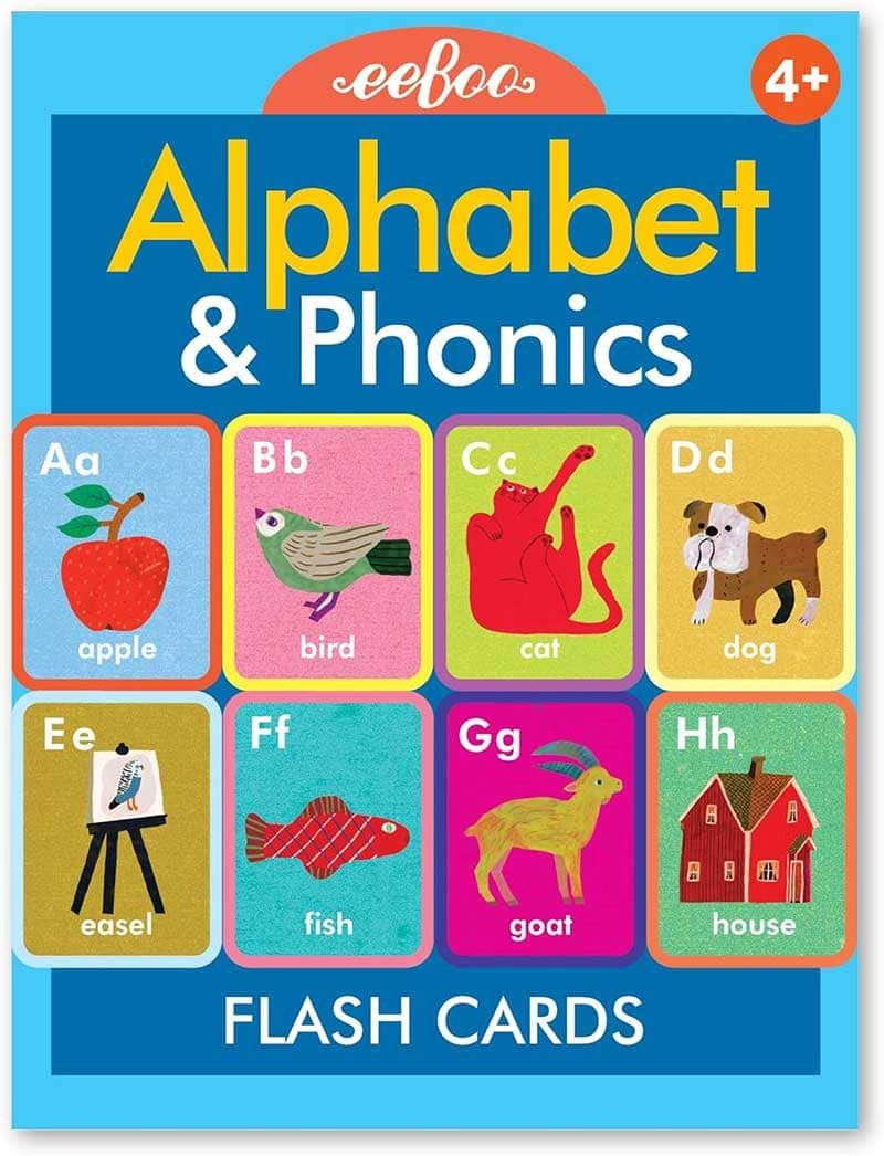Alphabet and Phonics Educational Flash Cards