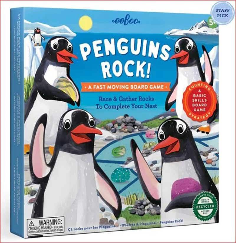 Penguins Rock: A Fast-Moving Board Game
