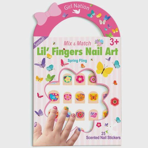 Mix &amp; Match Lil&#39; Fingers Nail Art- Spring Fling