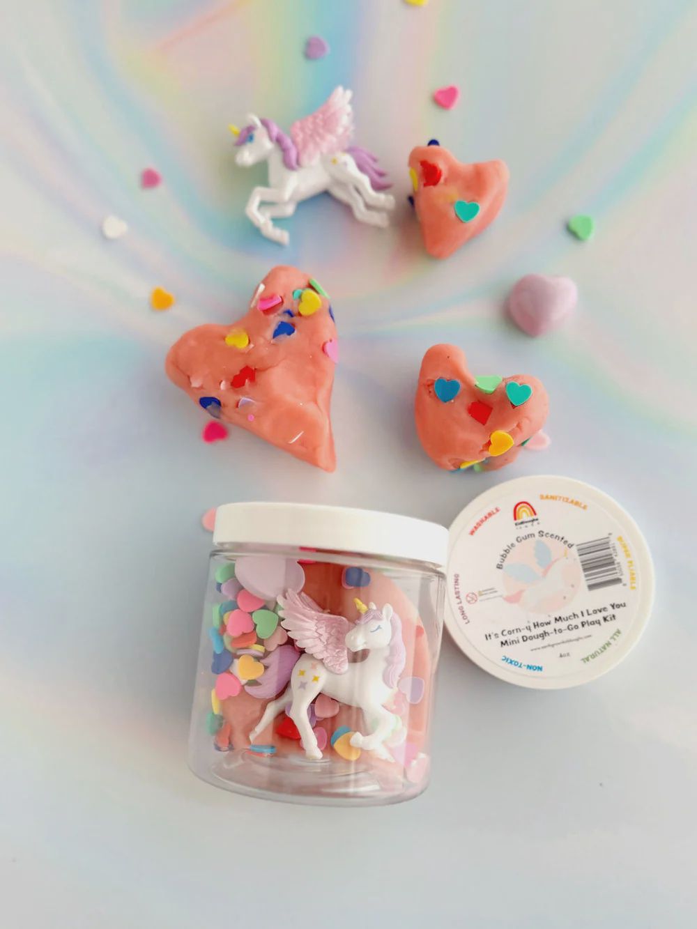 Valentine &quot;It&#39;s Corny&quot; Unicorn Mini Dough to Go