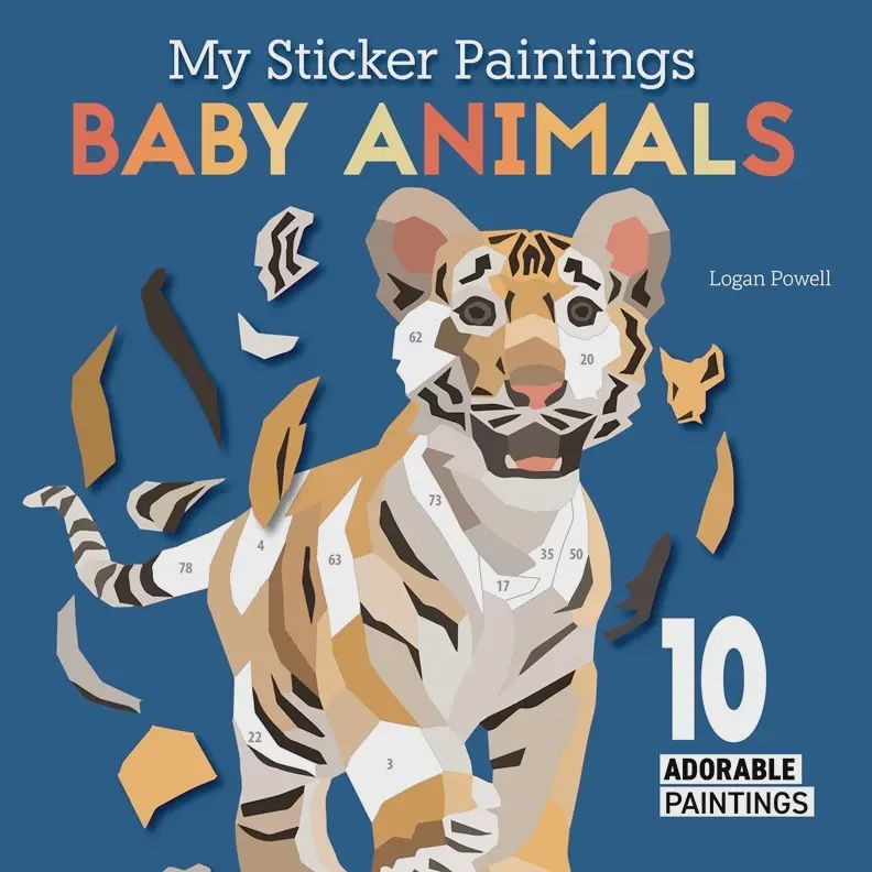 My Sticker Paintings: Baby Animals