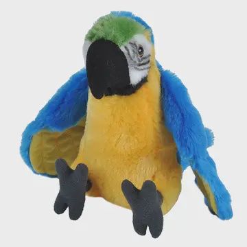 Macaw Parrot Stuffed Animal 12&quot;