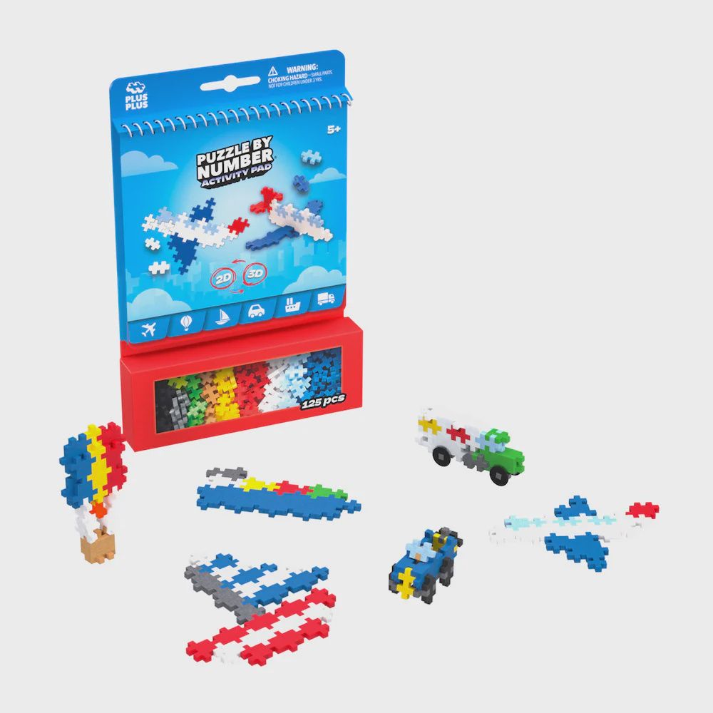 Puzzle By Number® Activity Pad - Transportation