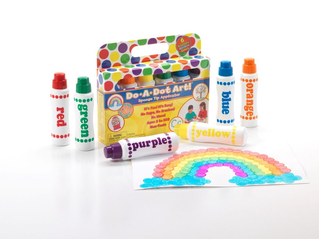 DOADOT ART 6 PACK RAINBOW MARKERS