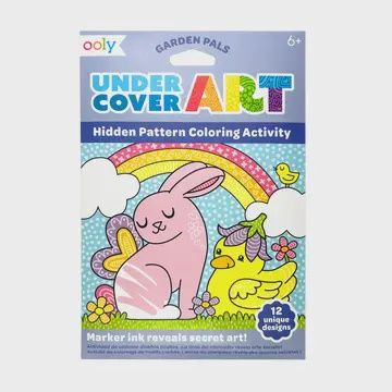 Undercover Art Hidden Patterns Color Activity - Garden Pals