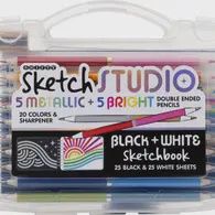 Sketch Studio Black &amp; White Travel Set