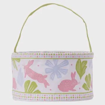 Rabbit Rabbit Canvas Easter Baske (Eco/Blucollection)