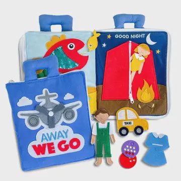 Fabric Activity Book - Away We Go