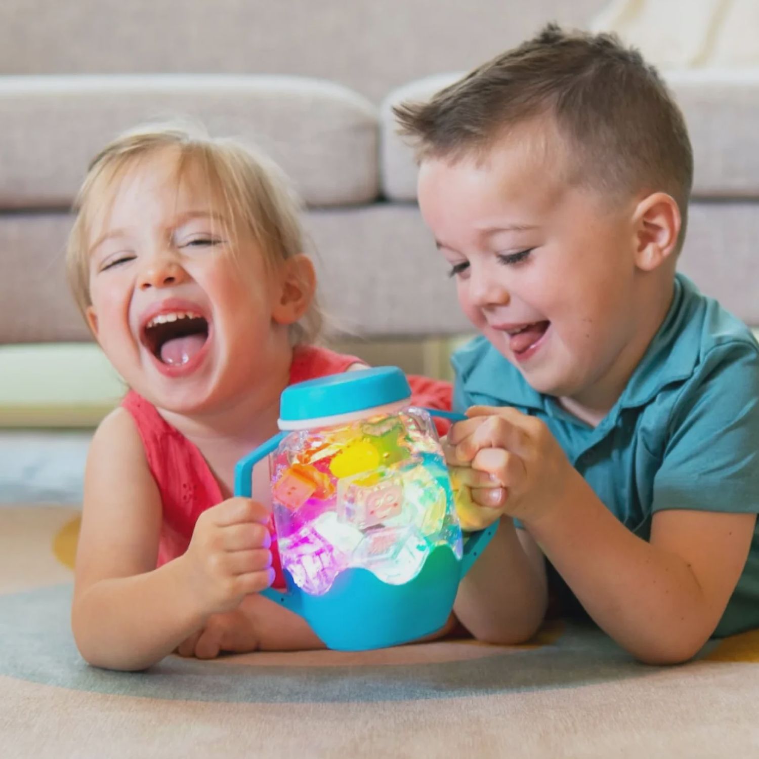 Sensory Play Jar- Blue