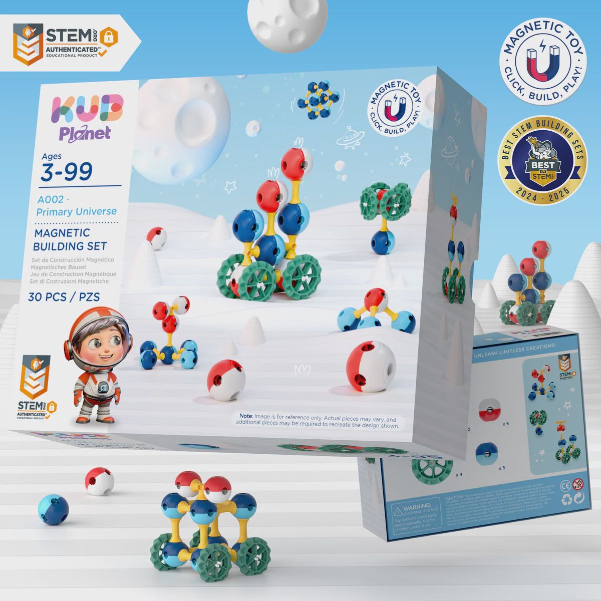 KUB Planet Magnetic Building Blocks- 30 pcs