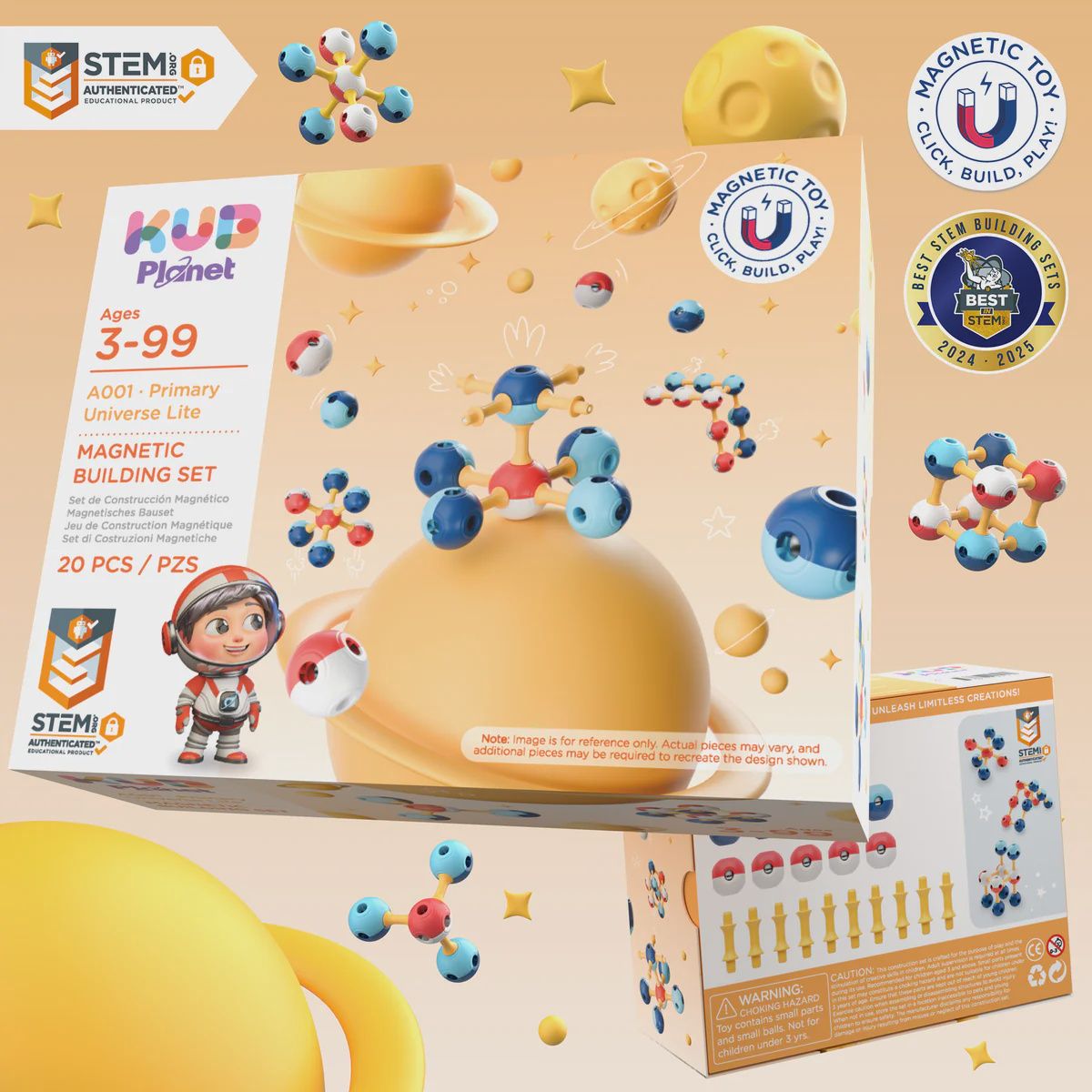 KUB Planet Magnetic Building Blocks- 20 pcs