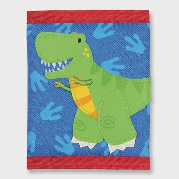 Stephen Joseph Kids&#39; Tri-Fold Wallet Red Dino