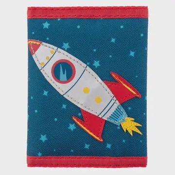 Stephen Joseph Kids&#39; Tri-Fold Wallet Space Silver