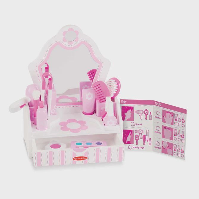 Wooden Beauty Salon Play Set