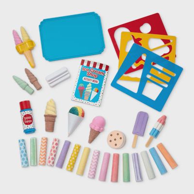 Ice Cream Shop Chalk Play Set