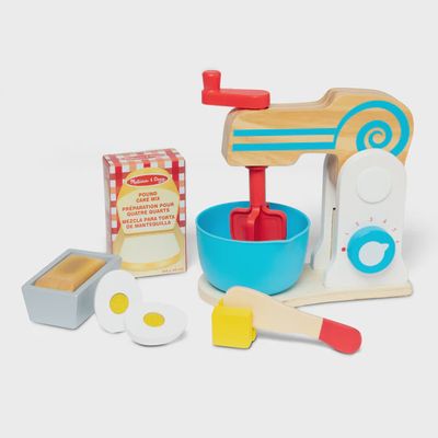 Wooden Make-a-Cake Mixer Set