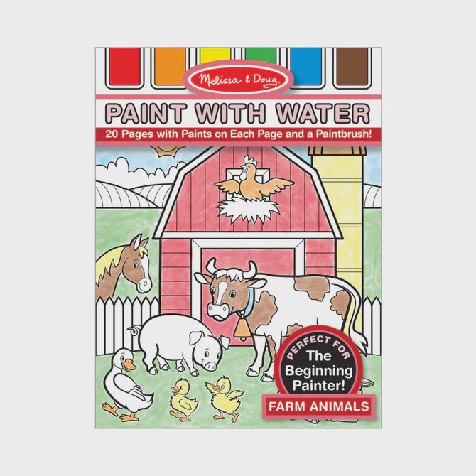 Farm Animals Paint with Water Kids&#39; Art Pad