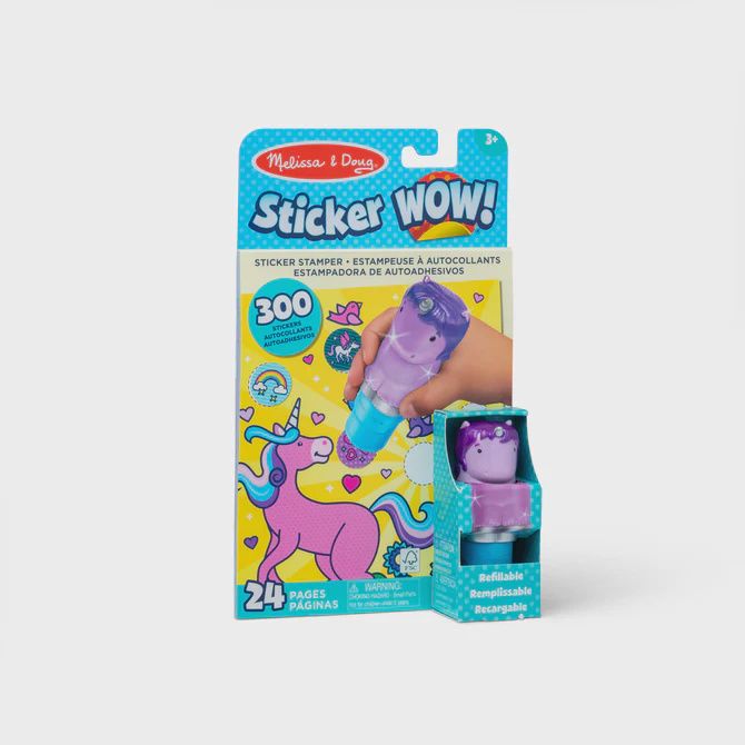Sticker WOW!™ Activity Pad &amp; Sticker Stamper - Purple Unicorn